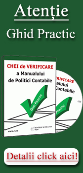 Chei de verificare a manualului de politici contabile