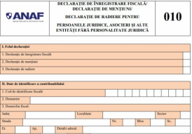 Declaratia 010 pentru 2018: termen de depunere si instructiuni de completare