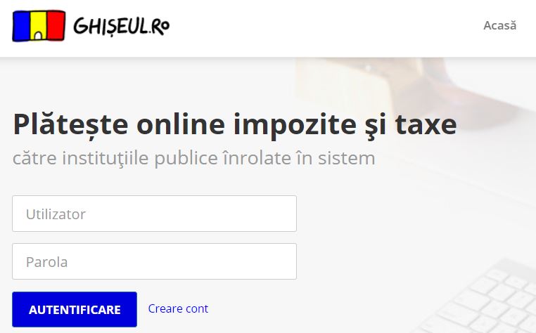 Guvernul Romaniei: Firmele isi vor putea achita online taxele catre bugetul de stat pe ghiseul.ro