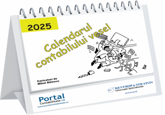 A aparut Calendarul Contabilului Vesel 2025! Contine 12 caricaturi ce garanteaza hohote de ras!