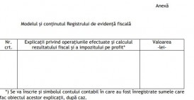 Modificari la Registrul de evidenta fiscala: Ce schimbari aduce noul ordin al Ministerului Finantelor