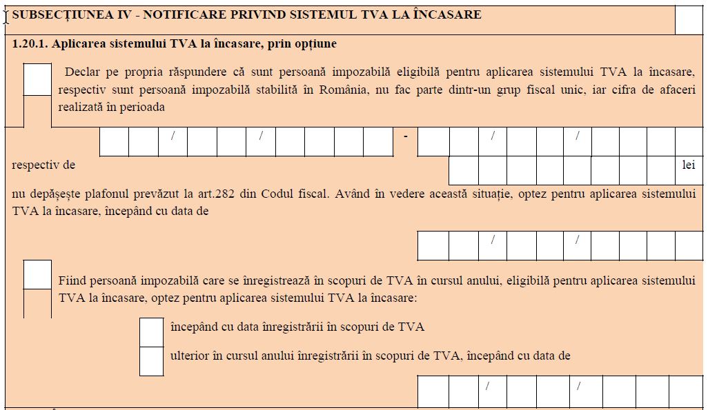 Oficial: au fost modificate Declaratiile 097 si 700 pentru notificarea intrarii ori iesirii din sistemul de TVA la incasare