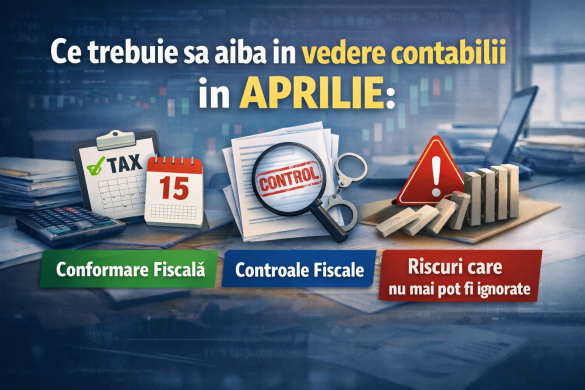 Ce trebuie sa aiba in vedere contabilii in luna aprilie: Conformare fiscala, controale si riscuri care nu mai pot fi ignorate