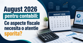 August 2026 pentru contabili: Ce aspecte fiscale necesita o atentie sporita?