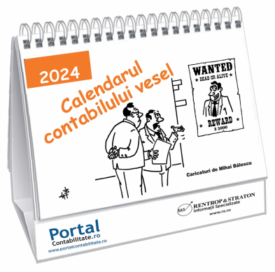 A aparut Calendarul Contabilului Vesel 2024! Contine 12 caricaturi ce garanteaza hohote de ras