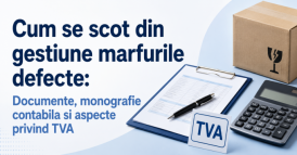 Cum se scot din gestiune marfurile defecte: Documente, monografie contabila si aspecte privind TVA
