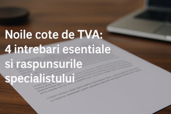 Noile cote de TVA: 4 intrebari esentiale si raspunsurile specialistului