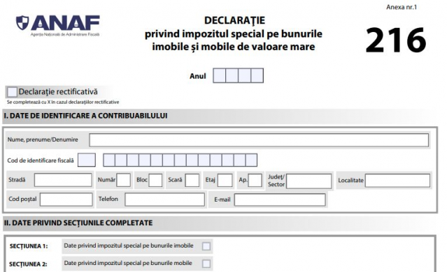 Taxa pe lux: CINE trebuie sa o plateasca si CUM se completeaza corect Formularul 216