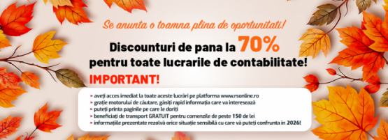 Cum sa lucrezi mai eficient si mai organizat? Descopera oferta de toamna cu reduceri de pana la 70% pentru contabili!