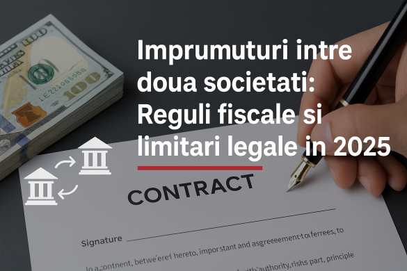 Imprumuturi intre doua societati: Reguli fiscale si limitari legale in 2025