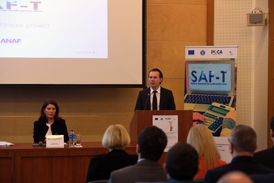 Sefa ANAF: Intrarea in productie a sistemului SAF-T va fi posibila in trimestrul IV al anului 2020