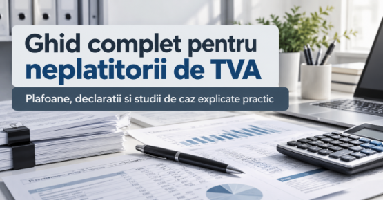 Ghid complet pentru neplatitorii de TVA: Plafoane, declaratii si studii de caz explicate practic