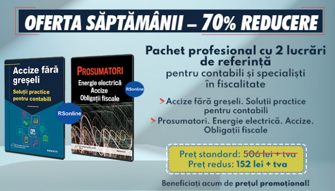 Accize si prosumatori: Studii de caz, explicatii si solutii pentru problemele din practica