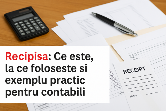 Recipisa: Ce este, la ce foloseste si exemplu practic pentru contabili