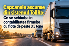 Capcanele ascunse din sistemul TollRo: Ce se schimba in contabilitatea firmelor cu flote de peste 3,5 tone